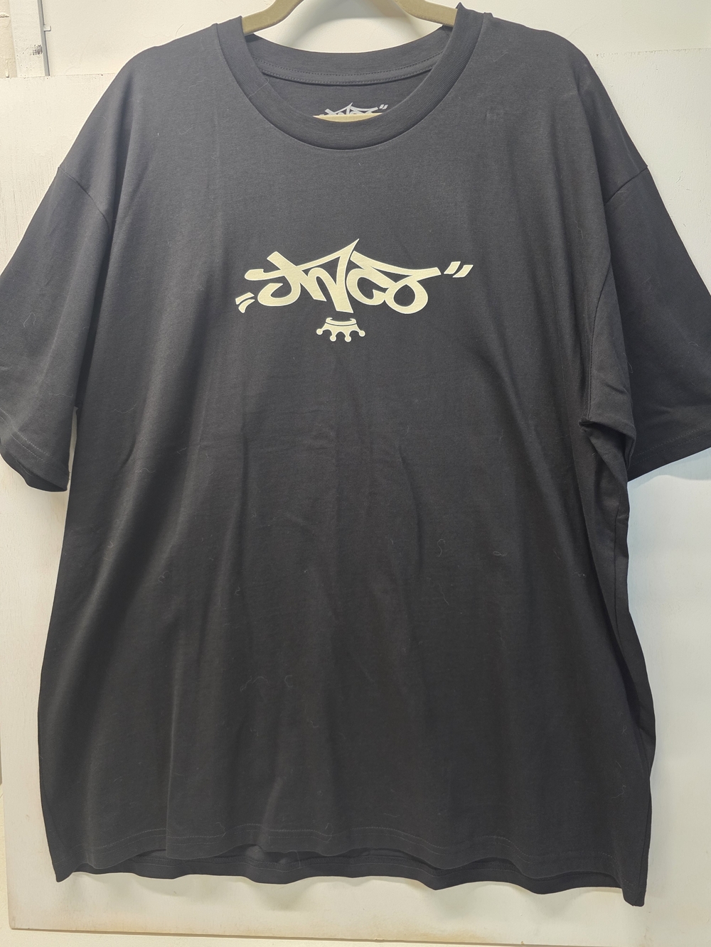 JNCO Men’s 2XL Black Graffiti Crown Logo T-Shirt Made in USA 100% Cotton